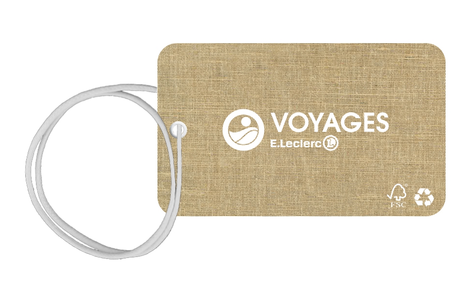 Etiquette bagages / Leclerc Voyages