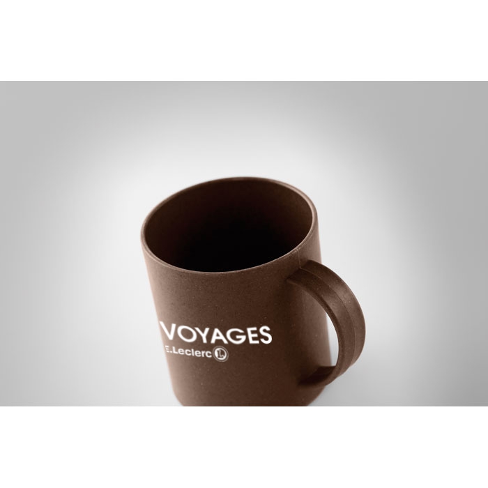 Mug en cosse de café avec marquage / Leclerc Voyages
